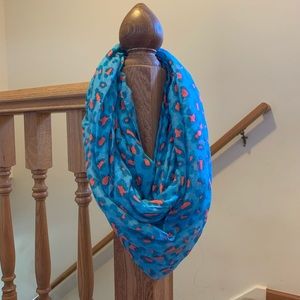 Cheetah print infinity scarf